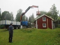 Onsdag morgen kommer Vittinge teglstenene 864 stk. Da projektet er afsluttet er der 54 sten tilbage