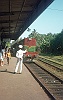 1982 SriLanka 12 31  Jernbanestationen i Hikkaduwa